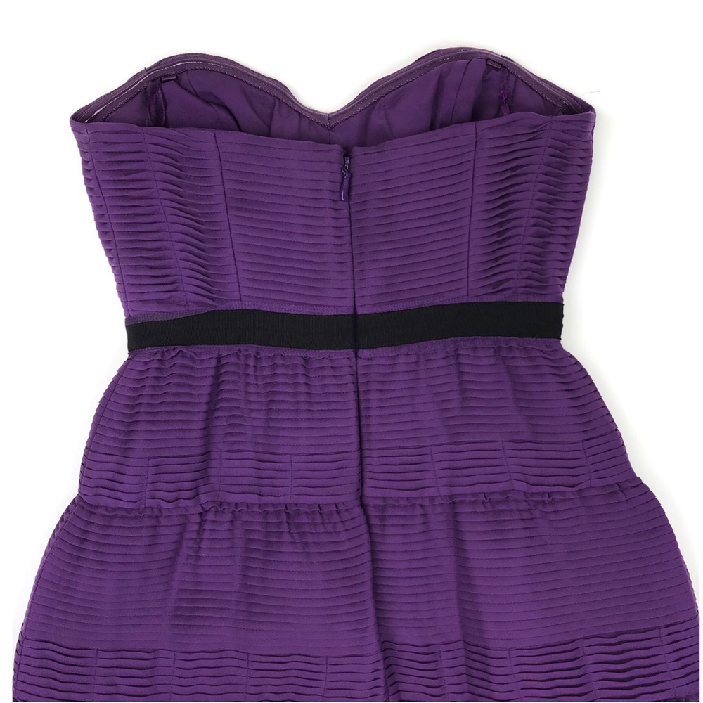 {BCBGMaxAzria} Woven Tiered Dress - Picture 7 of 8